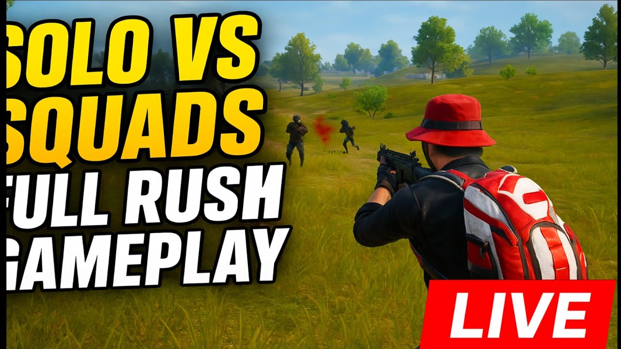 🔥 SOLO vs SQUADS 🔥 FULL RUSH GAMEPLAY | 1 MAN ARMY | Kashif X Gaming ...
