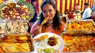 বিনানিমন্ত্রনে ২৫ বছরের এনিভার্সারি পার্টিতে জমিয়ে ভুরিভোজ | MUTTON KOSHA | SHORSHE POSTO CHINGRI