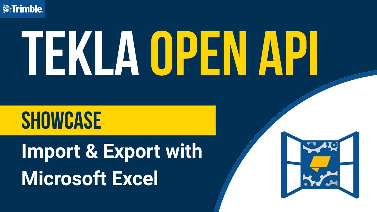 Tekla Open API (Tekla Structures) — импорт и экспорт данных классов с помощью Excel | C# Showcase