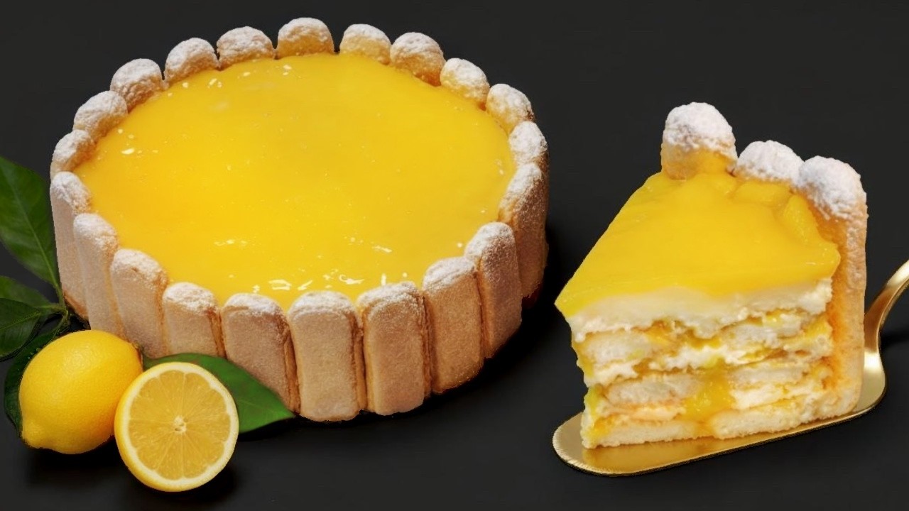 Zitronen-Tiramisu ohne Mascarpone und rohe Eier. Ein wahrer Zitronengenuss. Besser als das Original.