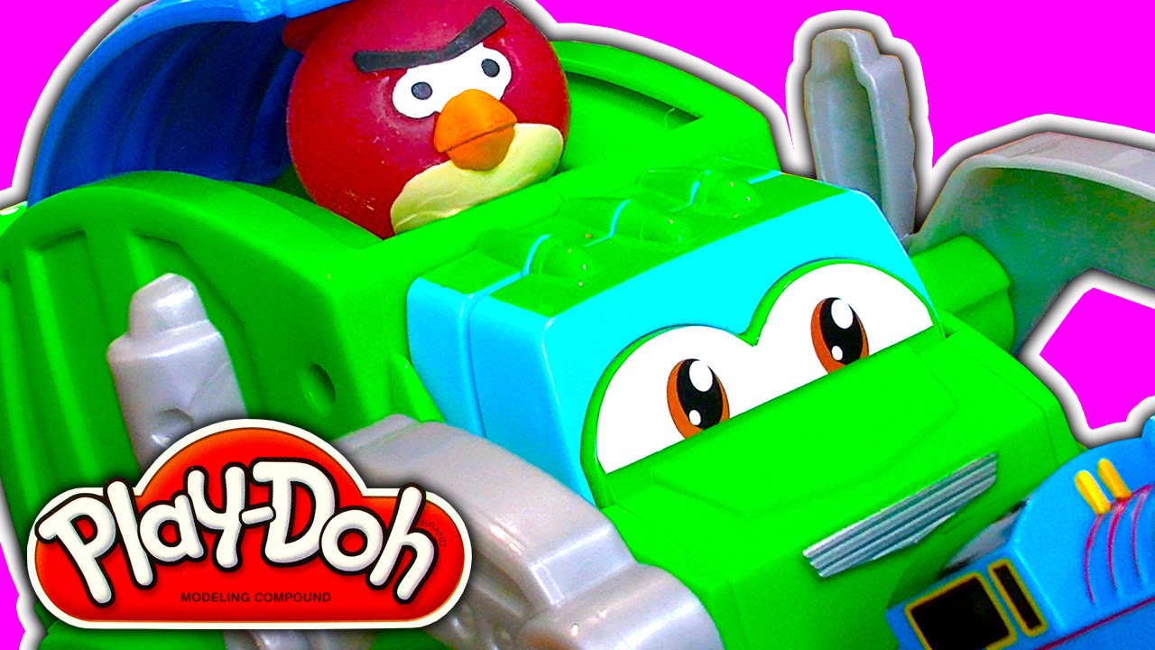 Play Doh Trash Tossin Rowdy Garbage Truck Recycled Toy Review Fail