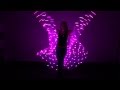 LED Bellydance "Wings Pas de Bleu" 220 LEDs Pink color ETEREshop