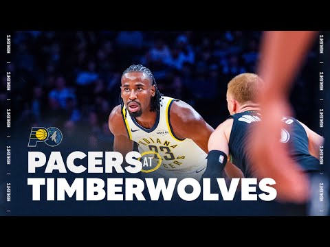 Indiana Pacers Highlights at Minnesota Timberwolves | October 26, 2025