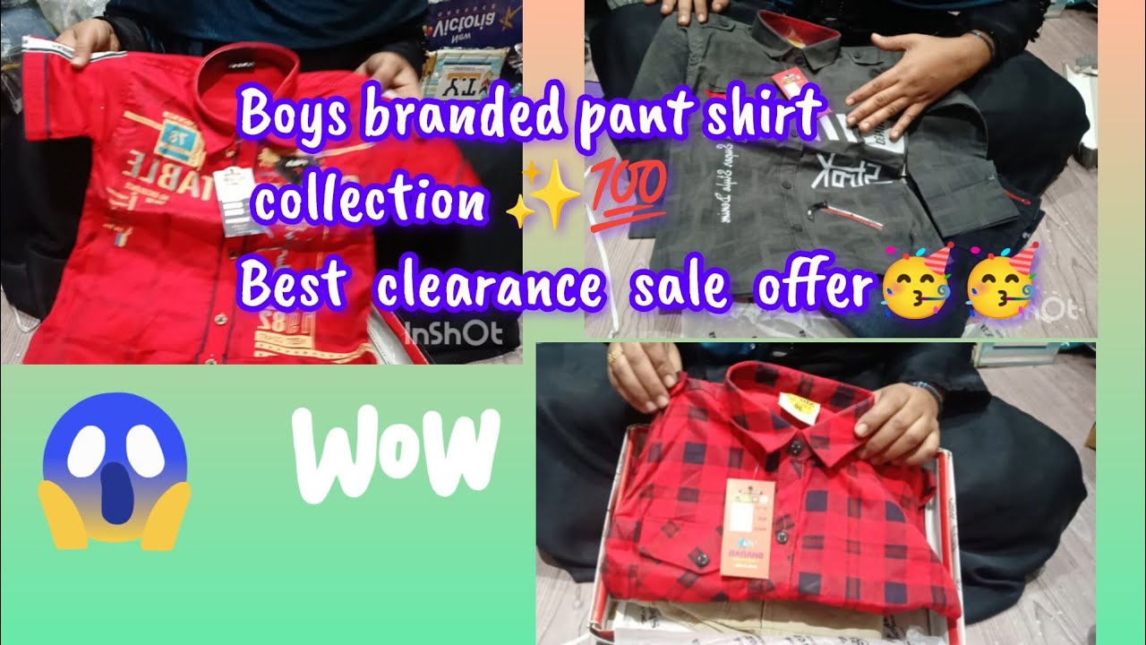 Boys branded pant shirt collection 💖🕺 WhatsApp 9618016787 🛍️ clearance sale offer💥 Sahil readymades 