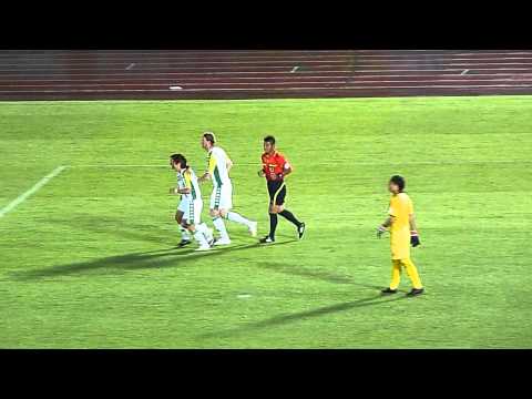 カターレ富山 vs ジェフ千葉 深井正樹 先制 ゴール！ 2011/7/3 富山県総