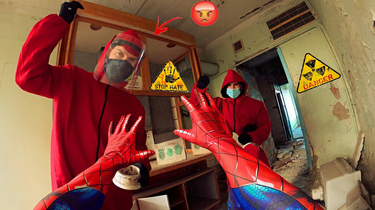 SPIDER-MAN ESCAPE FROM ANGRY DOCTORS(HORROR ParcourPov)