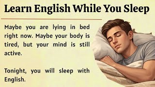 Learn English While You Sleep | English Listening Practice | Improve Your English in Sleep