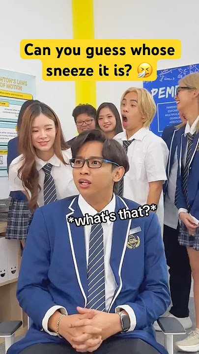 Can you guess whose sneeze it is? 🤧