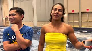 IFC STAR tabatha ricci on BOYFRIEND callum.walsh fighting Fernando Vargas 