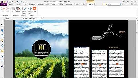 Foxit PhantomPDF 8 Link and Join Text Tutorial