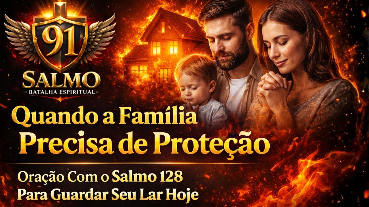 🔥 Quando a Família Precisa de Proteção — Oração Com o Salmo 128 Para Guardar Seu Lar Hoje