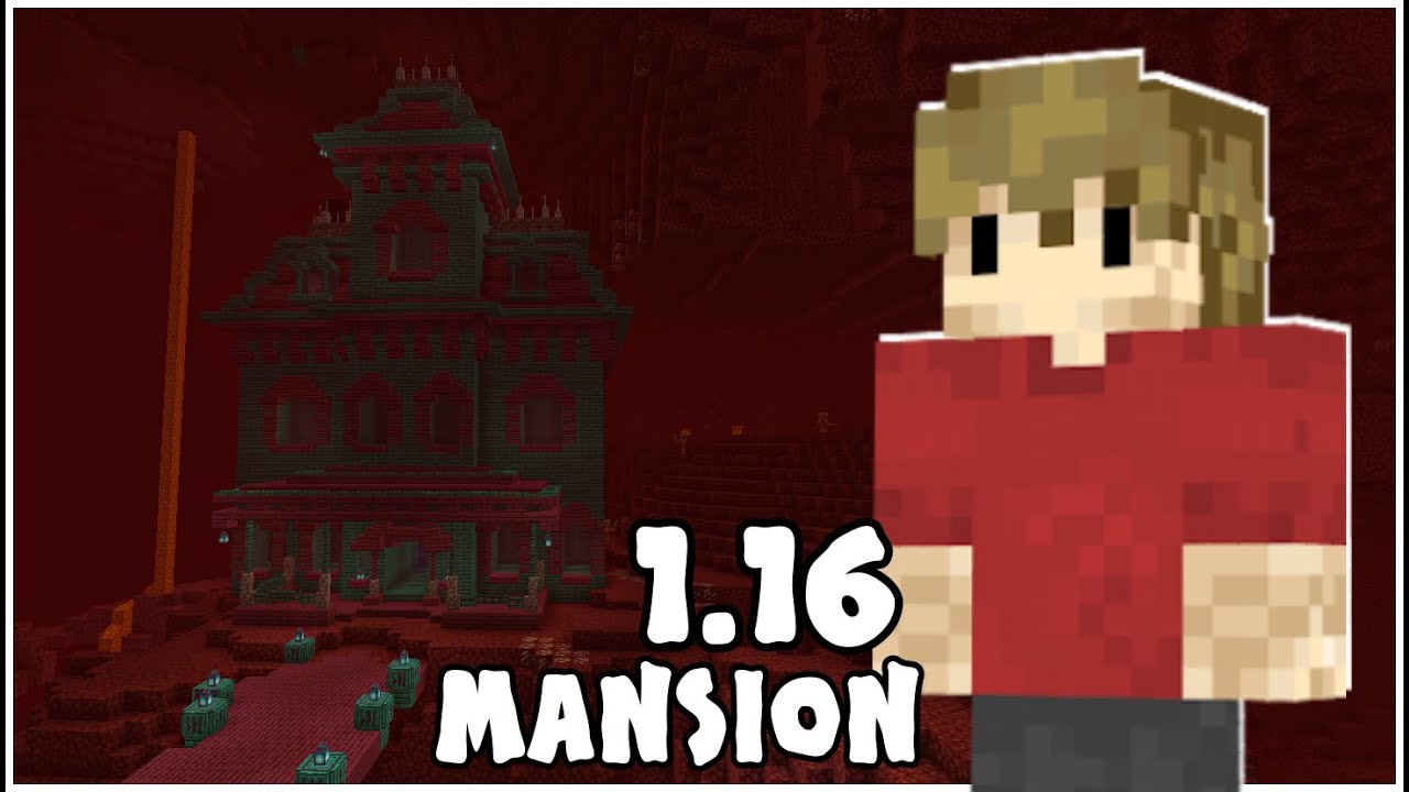 BUILDING GRIAN'S HAUNTED MANSION IN 1.16 Nether Update Minecraft