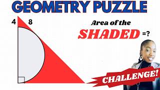 Many People Can’t Solve This Geometry Problem | Area of the Shaded?#geometry #geometrypuzzle