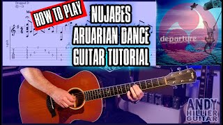 How to play Nujabes Aruarian Dance Guitar Tutorial (The Lamp Is Low)