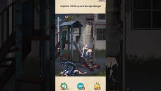 Help the girl escape a danger make a stapes #games #playing #gaming #videos #help