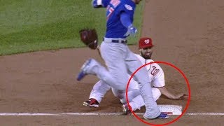 ... players not even touching the base!!!