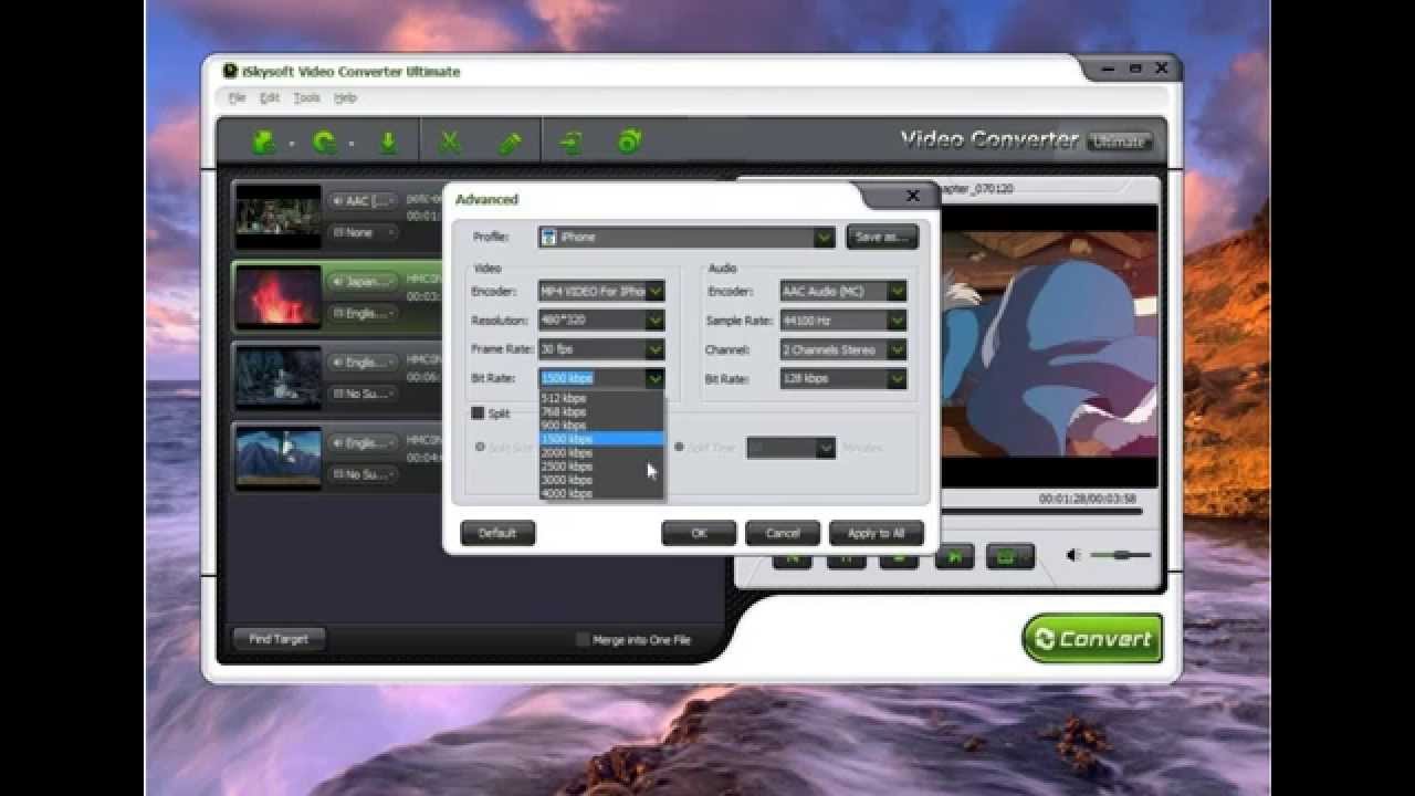 iskysoft video converter alpha channel