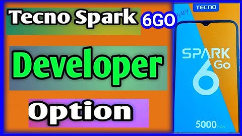 Tecno spark 6 Go developer options l developer options sattngs Tecno spark 6 Go