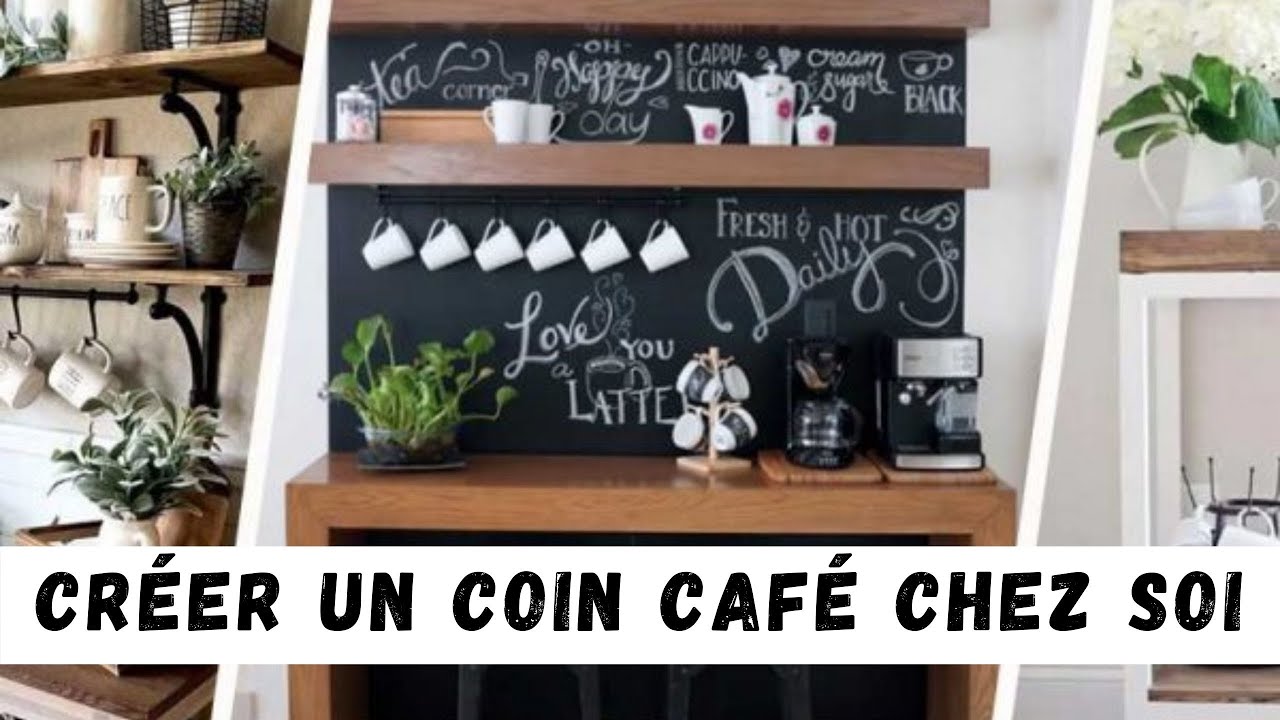 Idées pour créer votre coin café dans la cuisine 😍. YouTube