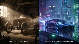 Bugatti Evolution 1909–2030 | From Classic Icons to Future Hypercars