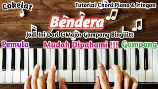 Chord Piano Cokelat Bendera