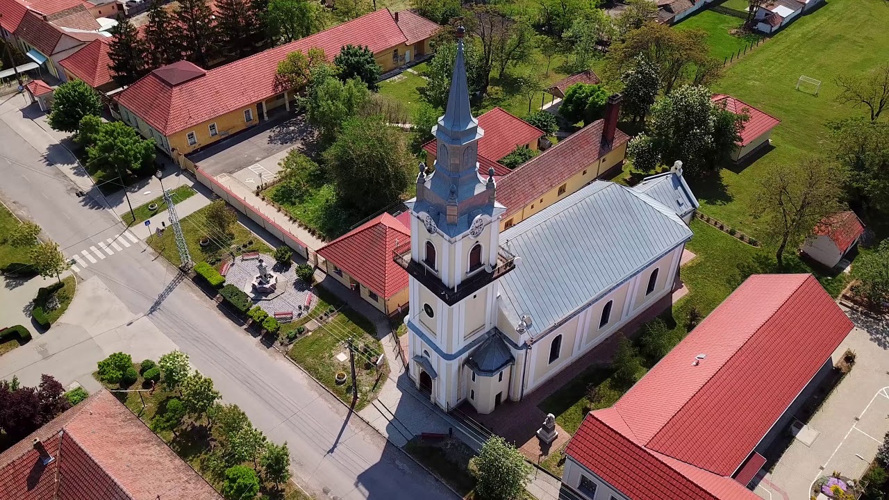 Okány 4K drónfelvétel, légifelvétel