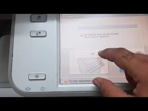 تغير الحبر بمكينة التصوير كانون اميج رينر ادفنس 5030    