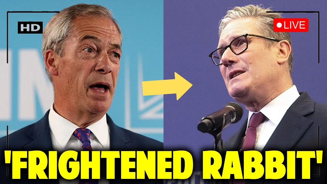 Nigel Rabbitt Watch Nigel Farage CALL OUT 'Frightened Rabbit' Starmer in Wales Speech ...