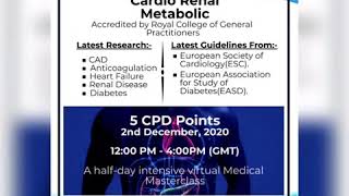 Medical Masterclass in Cardio Renal Metabolic, London, UK