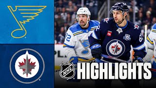 Blues Vs. Jets Nhl Highlights January 20, 2026