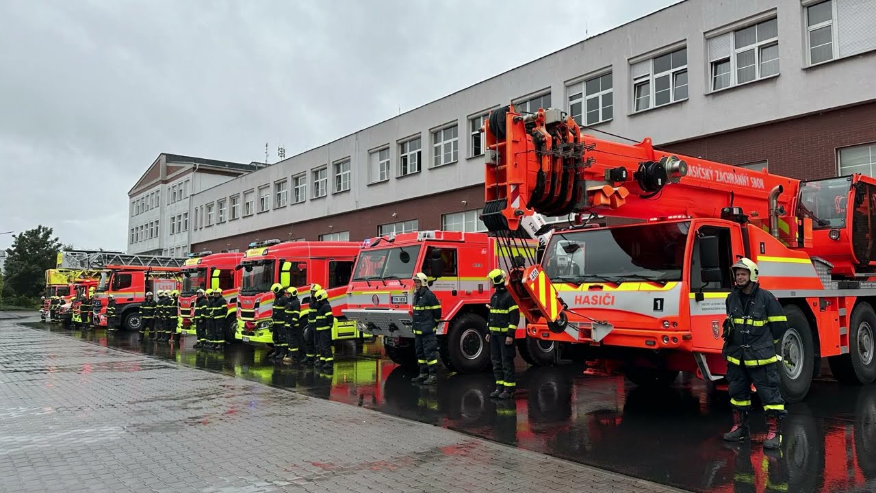 Pieta za zemřelého hasiče pprap. Zdeňka Hejduka.