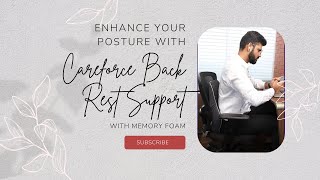 Enhance Your Posture with Careforce Back Rest Support with Memory Foam #backsupport #backrest