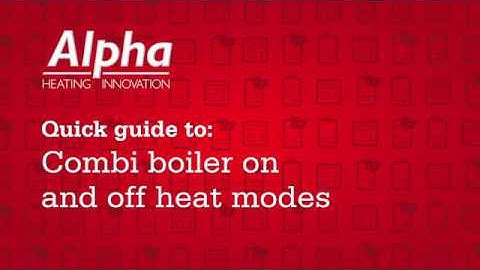 Quick guide to: Boiler on and off and heat modes