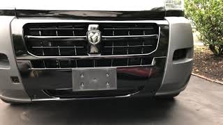 2014 Ram RamPromaster painted front bumper