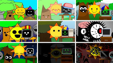 Incredibox - Sprunki but TRIO (MR TREE, MR SUN, MR FUN COMPUTER) in ALL Babies Mods