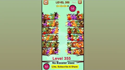 #bird #sort 2 #color #puzzle #level 355 #birdsort #colour #gaming #viral #trending #shorts #solution