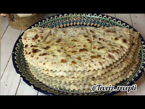 Афарар с мясом и картошкой. Кутабы. Чуду с мясом. Кавказская кухня.
