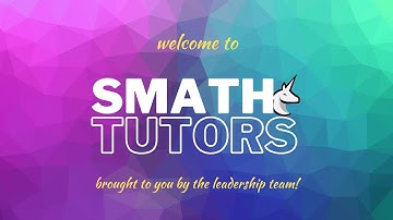 Welcome to SMath Tutors!