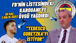 Tedesco Ile Fenerbahçede Radikal Değişim Yıldız Transferler Sol Beke Asist Makinası.