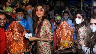 Shilpa Shetty's Special Ganpati 2021 Aagaman Without Husband Raj Kundra