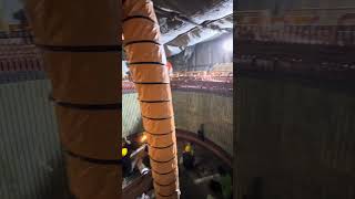 Generator stator assembly at the power plant site #hydropowerproject #hepp #generator #stator