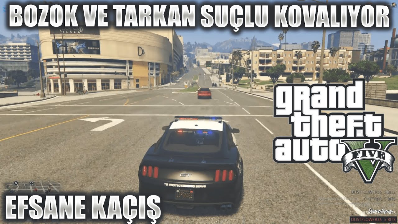 BOZOK VE TARKAN SUÇLU KOVALIYOR | ARAÇ PARÇALAMA | EİGHTBORN RP GTA V EFSANE KAÇIŞ