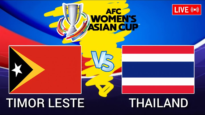 LIVE | THAILAND vs TIMOR-LESTE | AFC Women's Asian Cup 2026 Qualifiers | Live Score Update