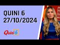 Quini 6 en vivo 27/10/2024 / Resultados del sorteo quini 6 del Domingo 27 de Octubre del 2024