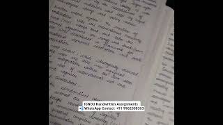 #ignou#ignouhandwrittenassignment #ignouassignmentfrontpage#ignouexam#assignment#assignmentwriting