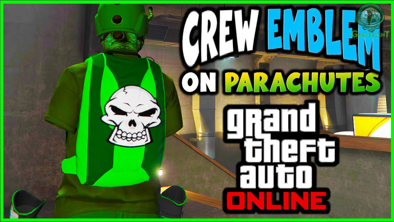 How To Put Crew Emblems on Parachutes | GTA Online Help Guide - YouTube