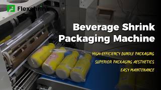 High-Speed Automatic Shrink Wrapping Machine | 4-Bottle Bundle Packaging Solution