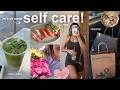 the *ultimate* SELF CARE DAY!🌸 romanticizing my life, treating myself, cozy nights, &amp; book haul!