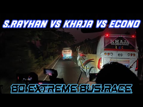 🔥৩ বাসের কঠিন চাপাচাপি🔥S,RAYHAN VS KHAJA VS ECONO⚡BD EXTREME BUS RACE🔥 by Wasi Fahim's Journey 