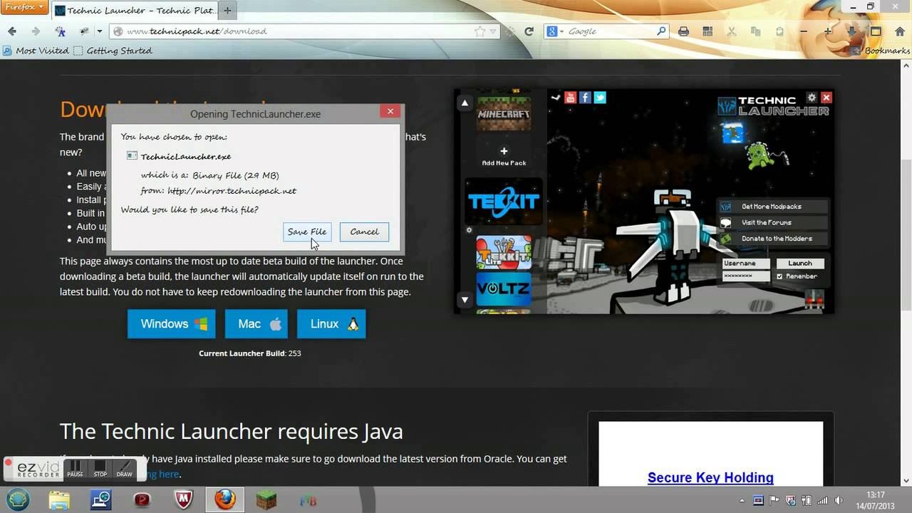 Minecraft how to 2/5: Installing the real tekkit - YouTube